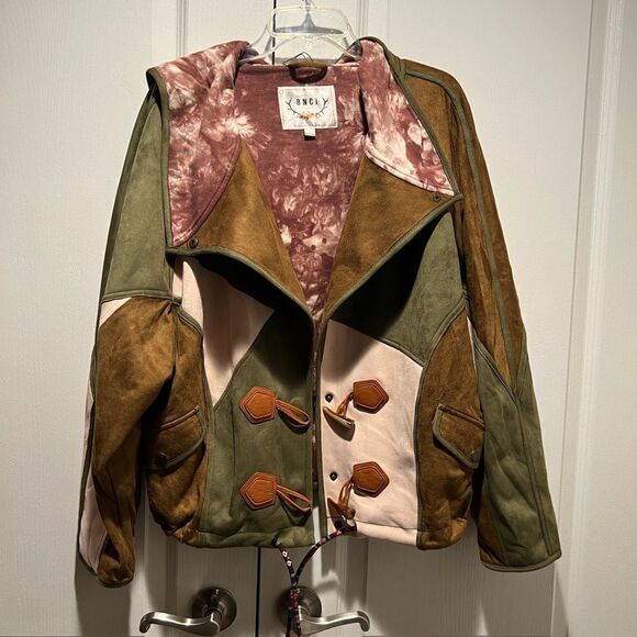 BNCI by Blanc Noir faux suede Boundless North jacket - Picture 1 of 5